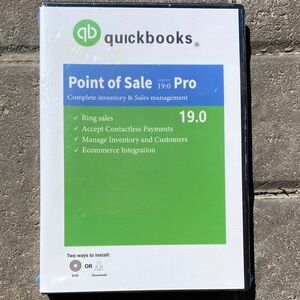 QuickBooks Point of Sale Pro 19.0 - Green/Blue Branding